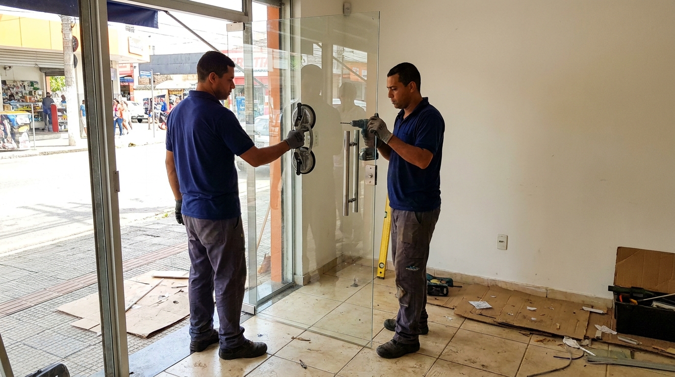 Portas em Vidro em Manaus‑AM
